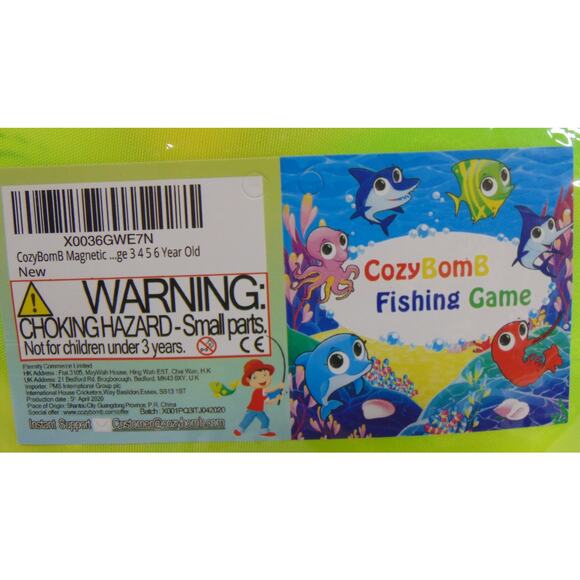 Fishing Game Set for Kids  Magnetic Toys Bath Time Pool Party With Pole CrazyBom - Picture 6 of 6